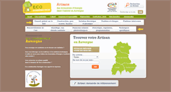Desktop Screenshot of ecoconstructionauvergne.fr